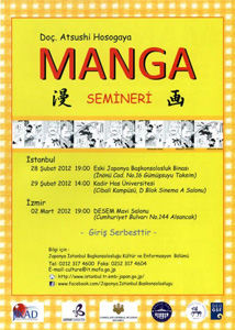 �stanbul ve �zmir'de Manga Semineri